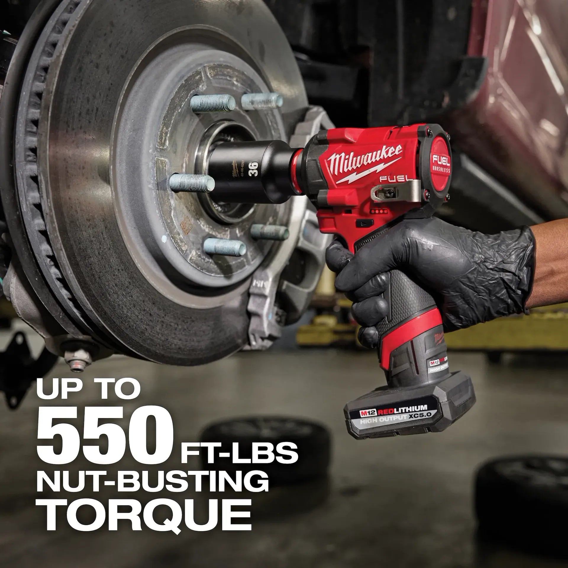 M12 FUEL™ Stubby 1/2" Impact Wrench with FREE battery