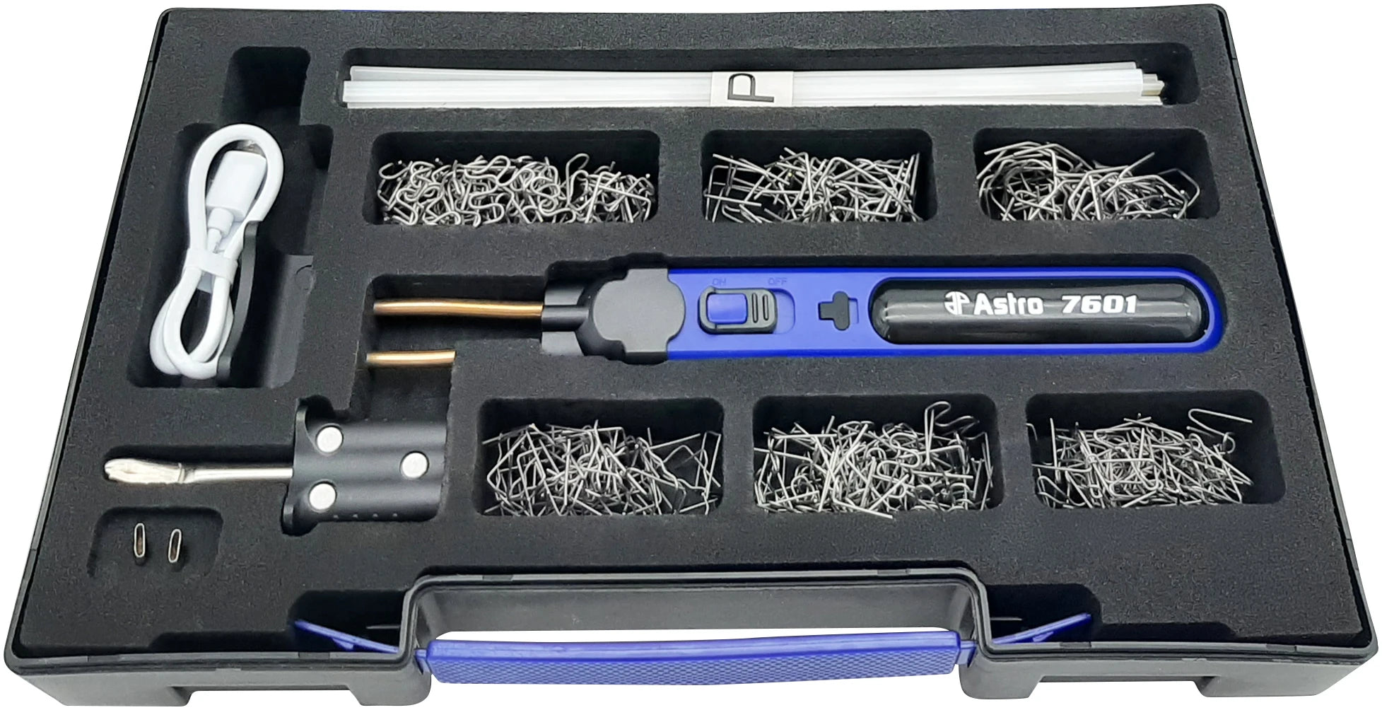 CORDLESS RECHARGEBLE HOT STAPLE & PLASTIC WELDING REPAIR KIT