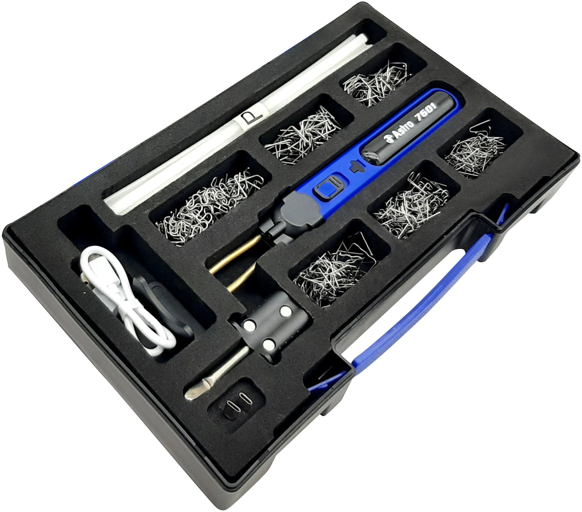 CORDLESS RECHARGEBLE HOT STAPLE & PLASTIC WELDING REPAIR KIT