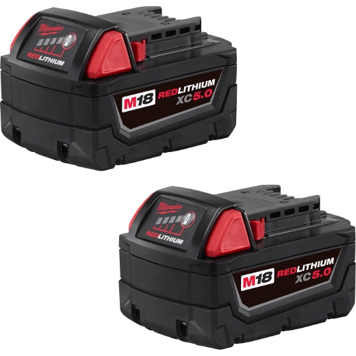 M18™ REDLITHIUM™ XC5.0 EXTENDED CAPACITY BATTERIES, 2-PACK