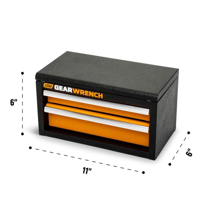 11" 2 Drawer Mini Toolbox