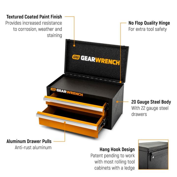 11" 2 Drawer Mini Toolbox