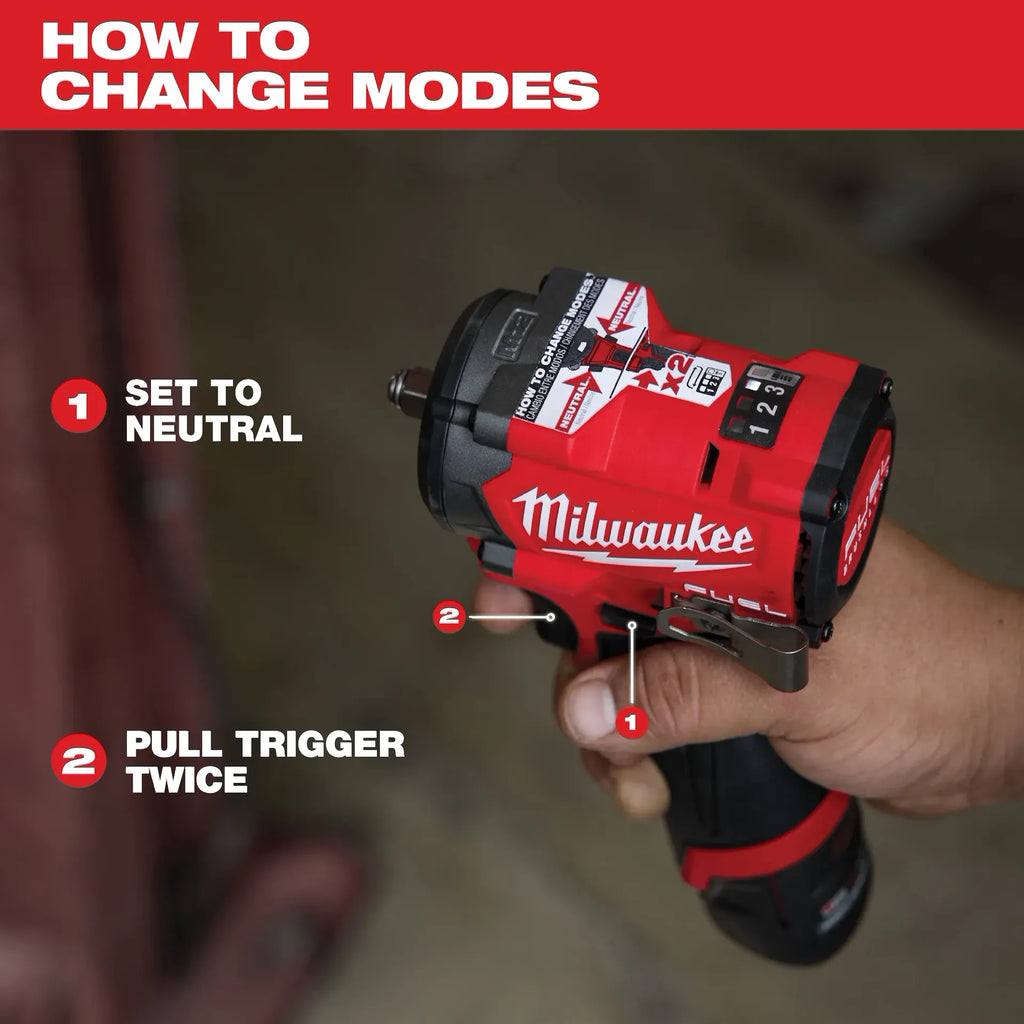 M12 FUEL™ Stubby 1/2" Impact Wrench with FREE battery
